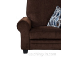 Precio de fábrica Un asiento de tapicería Tela Sofá conjuntos de terciopelo Mobiliario de la sala de estar moderno